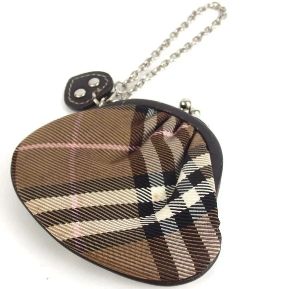 Burberry Kiss Lock Coin Purse with Chain Wrist strap - Picture 2 of 10